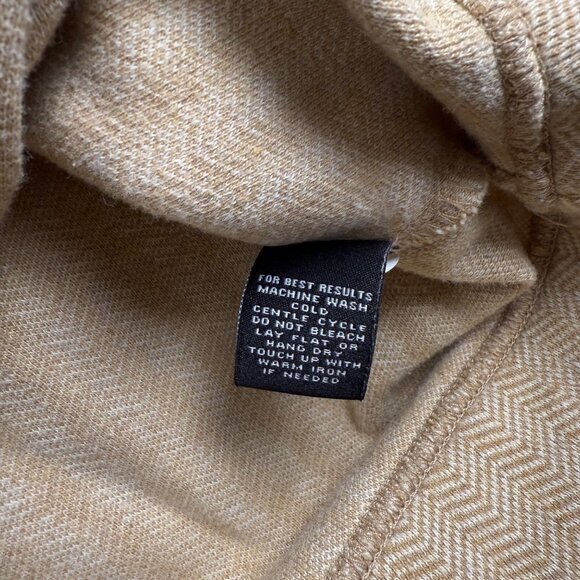 Straight Down 1/4 Zip Pullover Sweater Beige Men's Large Golf Fall Casual - Picture 3 of 7